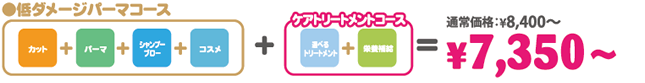 低ダメージパーマコース
