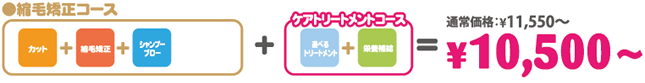 縮毛矯正コース